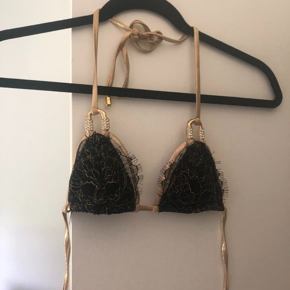 Beach Bunny Madagascar Glam Triangle Top NWOT - Picture 4 of 6